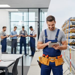 Field service business scaling profitably with mobile workflows and automated scheduling.