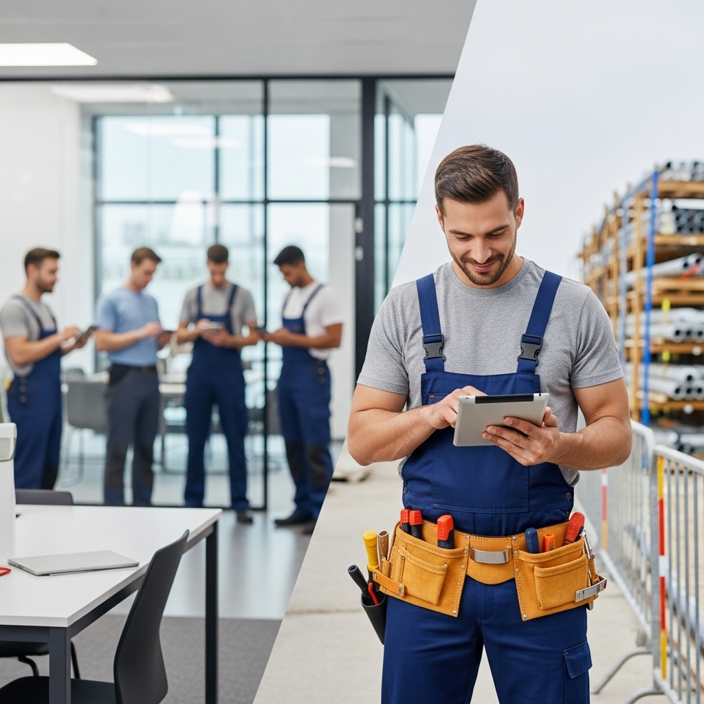 Field service business scaling profitably with mobile workflows and automated scheduling.