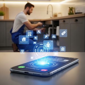 AI call answering technology handling field service calls efficiently